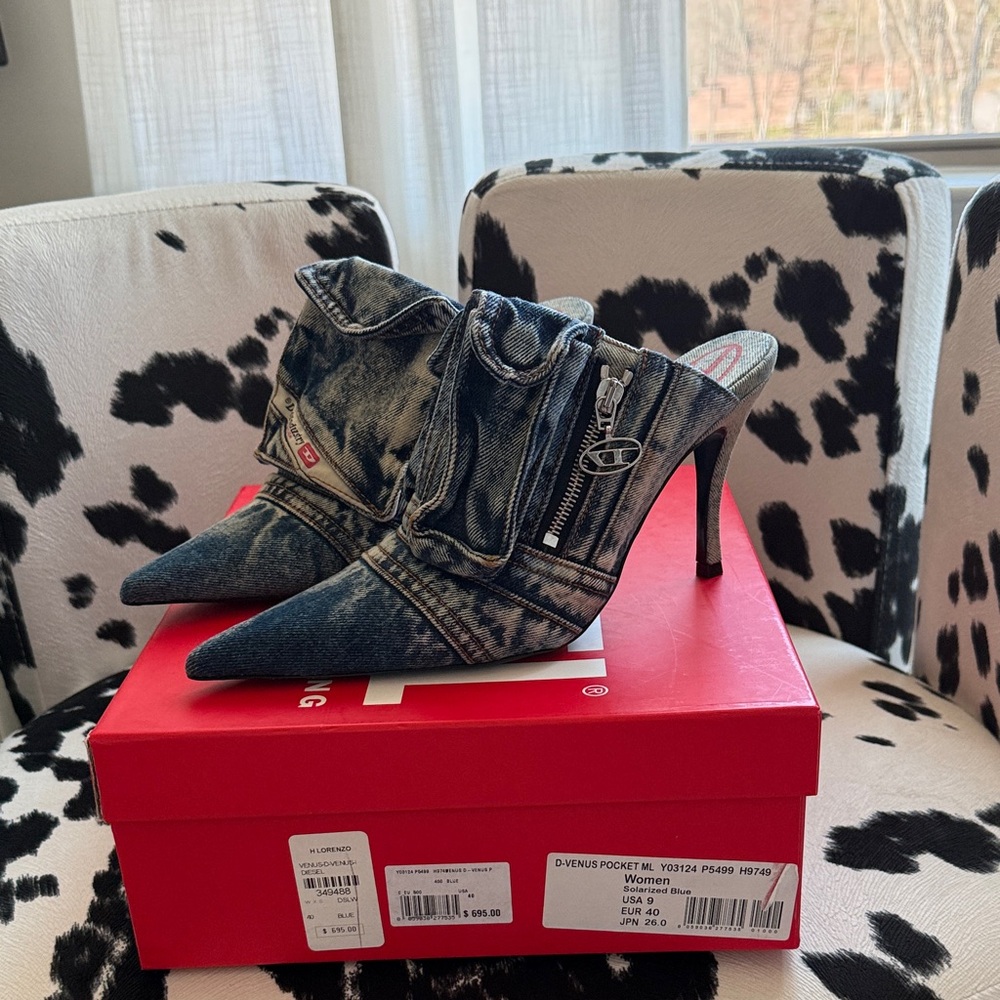 Brand New Diesel Women Mules Size 40 - Picture 3 of 4